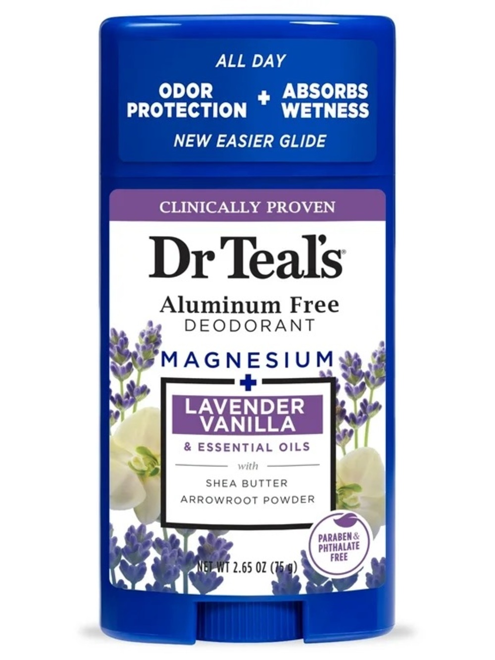 Dr Teal's Aluminum Free Deodorant Lavender Vanilla, NEW